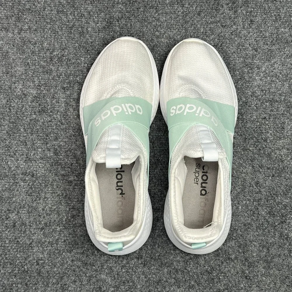 Adidas Puremotion Adapt Athletic Shoes Women's Size 10‎ White Slip On Sneakers